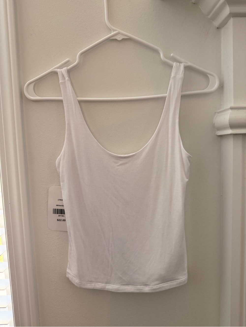 Red Dress Boutique White Scoop Neck Tank